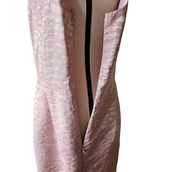 Ports international blush pink midi dress modest and classy fully lined size 8 - Picture 11 of 11